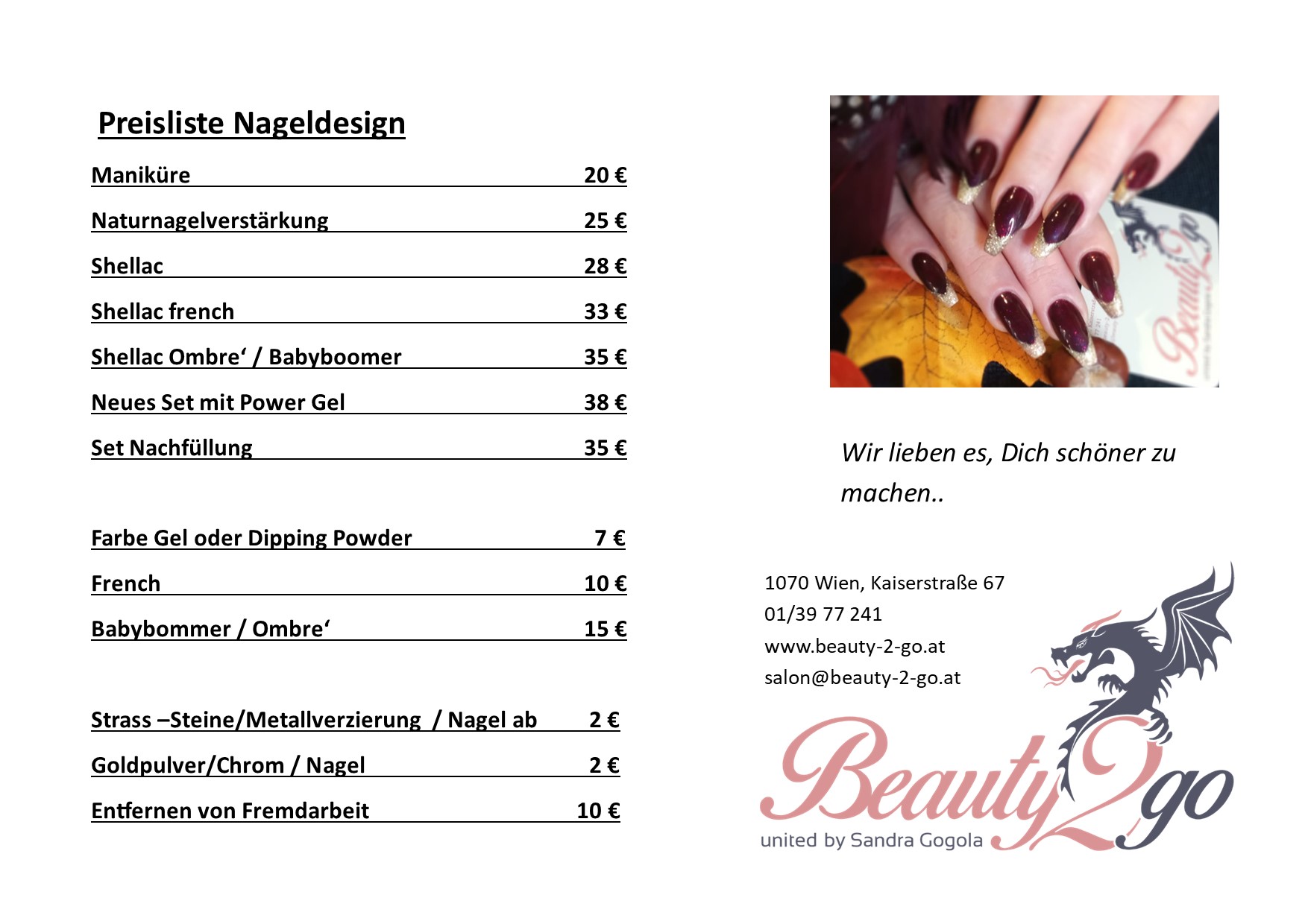 Nageldesign Beauty2go